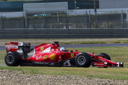 Sebastian Vettel, Ferrari tests the 2017 spec Pirelli