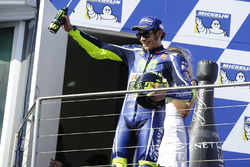 Podium: second place Valentino Rossi, Yamaha Factory Racing