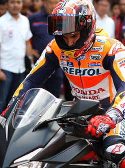 Marc Marquez test ride All New Honda CBR250RR