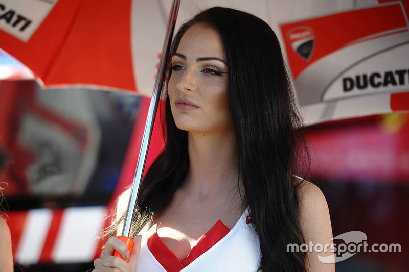 Lovely Ducati Team girl