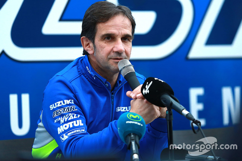 Davide Brivio, Suzuki MotoGP basın toplantısı