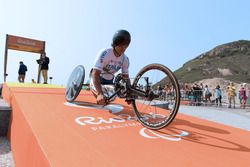 Alex Zanardi op de Paralympische Spelen in Rio de Janeiro