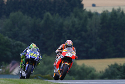 Dani Pedrosa, Repsol Honda Team y Valentino Rossi, Yamaha Factory Racing
