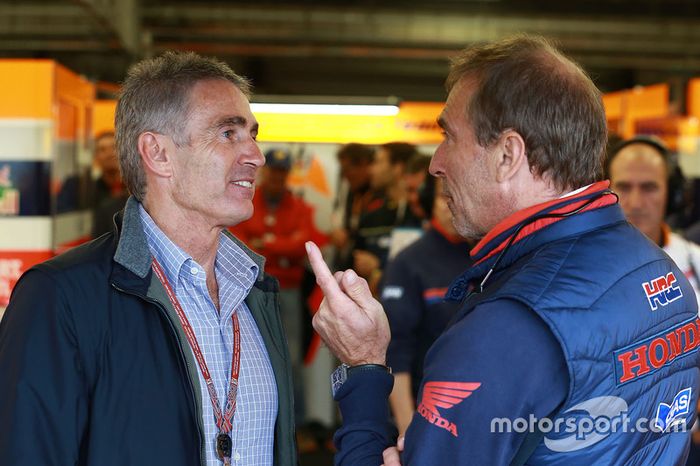 Mike Doohan e Livio Suppo, Team Principal Repsol Honda Team
