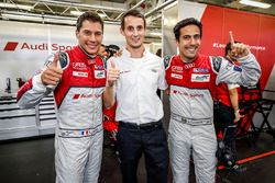 Pole #8 Audi Sport Team Joest Audi R18 e-tron quattro: Lucas di Grassi, Loic Duval, Oliver Jarvis