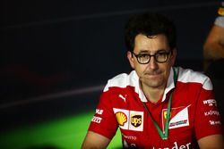Маттиа Бинотто, технический директор Ferrari на пресс-конференции FIA