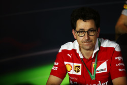 Mattia Binotto, Ferrari Chief Technical Officer in the FIA Press Conference