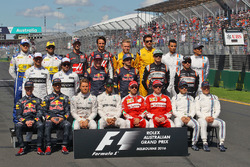The drivers start of season group photograph