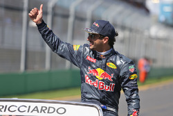 Daniel Ricciardo, Red Bull Racing on the drivers parade