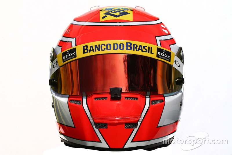 Il casco di Felipe Nasr, Sauber