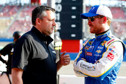 Tony Stewart, Brian Vickers, Stewart-Haas Racing Chevrolet