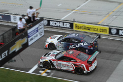 Start: #43 RealTime Racing Acura TLX-GT: Ryan Eversley, #05 Always Evolving Racing Nissan GT-R-GT 3: Bryan Heitkotter lead
