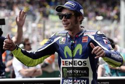 Second place Valentino Rossi, Yamaha Factory Racing