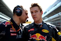 Daniil Kvyat, Red Bull Racing on the grid