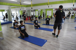 Des participants au Yamaha VR46 Master Camp