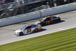 Reed Sorenson, Premium Motorsports Chevrolet, Martin Truex Jr., Furniture Row Racing Toyota