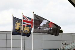 Banderas de la F1, FIA y Unión