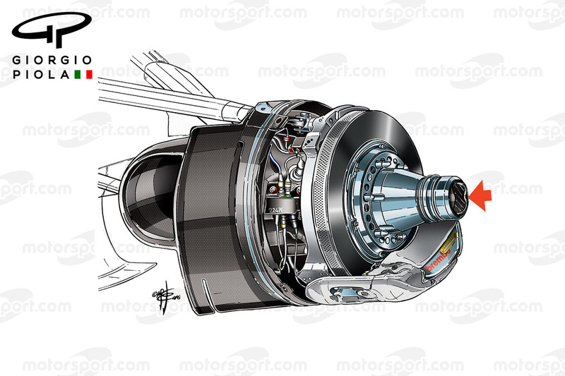 Haas VF16: Vorderachse