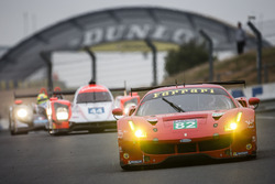 #82 Risi Competizione Ferrari 488 GTE: Giancarlo Fisichella, Toni Vilander, Matteo Malucelli