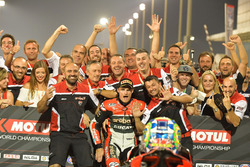 Le vainqueur Chaz Davies, Ducati Team