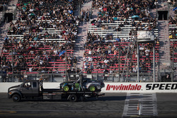 Vaughn Gittin Jr., Ford Mustang, crashed car