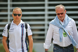 Valtteri Bottas, Williams with Didier Coton, Driver Manager