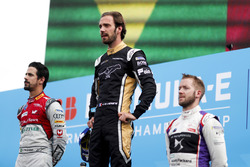 Sam Bird, DS Virgin Racing, finishes 3rd with Lucas di Grassi, Audi Sport ABT Schaeffler, finishing 2nd, Jean-Eric Vergne, Techeetah winning the Paris ePrix