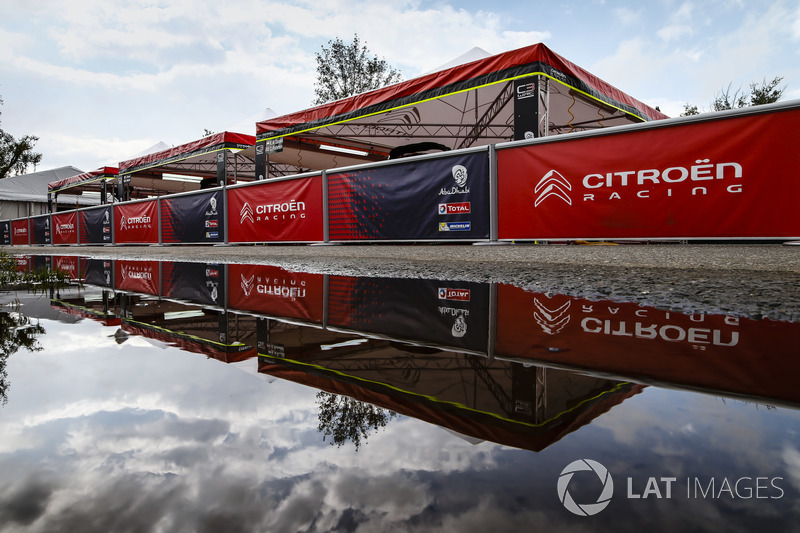 Citroën World Rally Team area