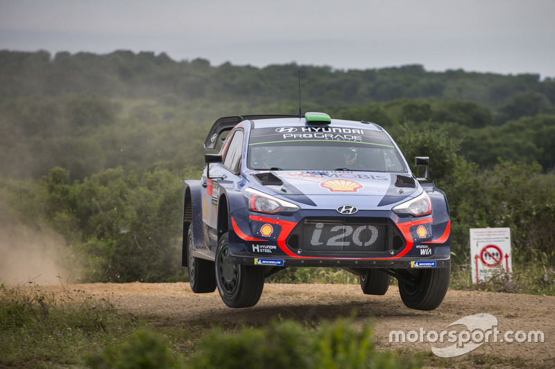 Hayden Paddon, Sebastian Marshall, Hyundai Motorsport Hyundai i20 Coupe WRC