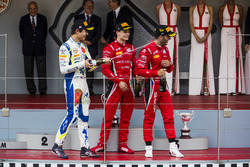 Podium : Lando Norris, Carlin, Antonio Fuoco, Charouz Racing System, Louis Deletraz, Charouz Racing System