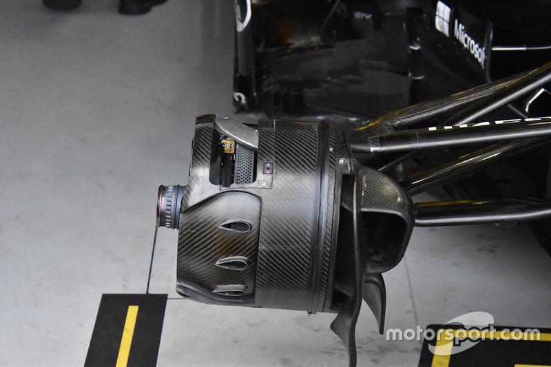 Renault Sport F1 Team R.S. 18 detalles del freno delantero