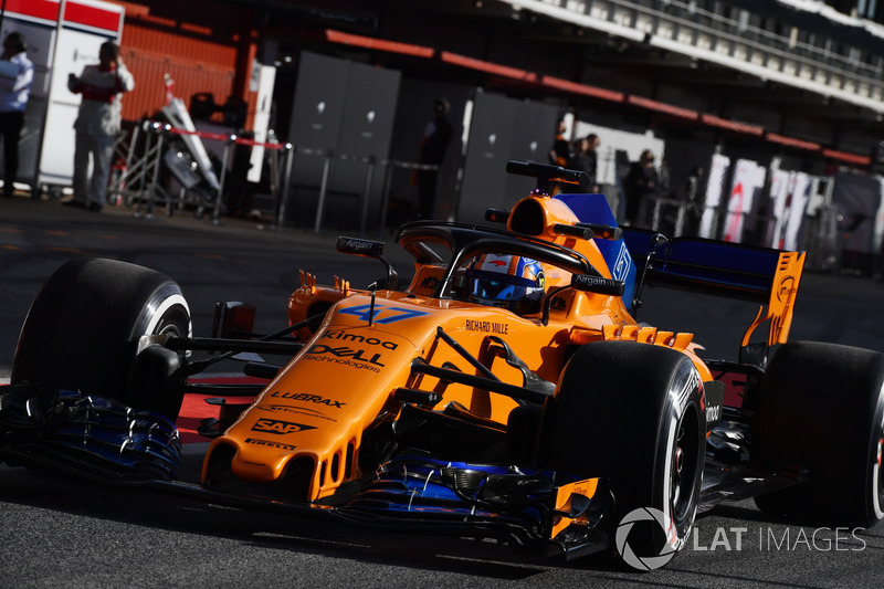 Lando Norris, pilote de réserve McLaren