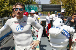 Edoardo Mortara, Venturi Formula E Team lors de la parade des pilotes