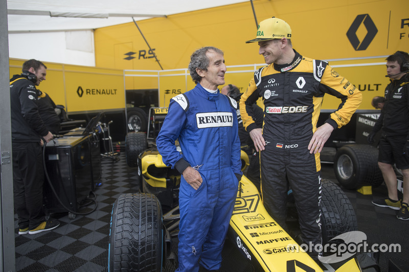 Alain Prost, Renault Sport F1 Team, Nico Hulkenberg, Renault Sport F1 Team