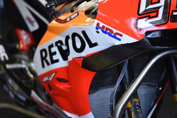 Des ailerons sur la moto de Marc Marquez, Repsol Honda Team