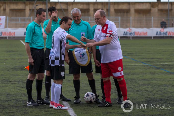 Felipe Massa y el Príncipe Alberto de Mónaco
