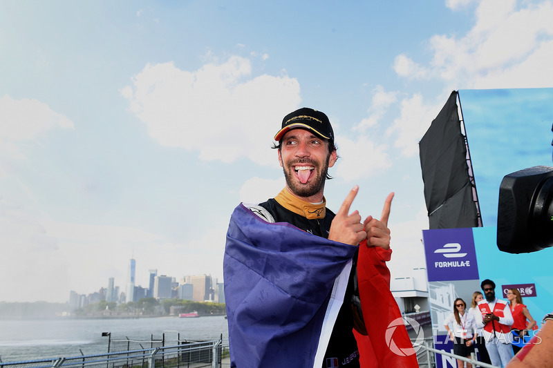 Jean-Eric Vergne, Techeetah, fête son titre sur le podium