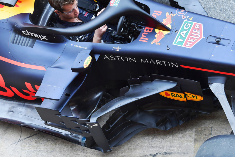 Боковой дефлектор Red Bull Racing RB14