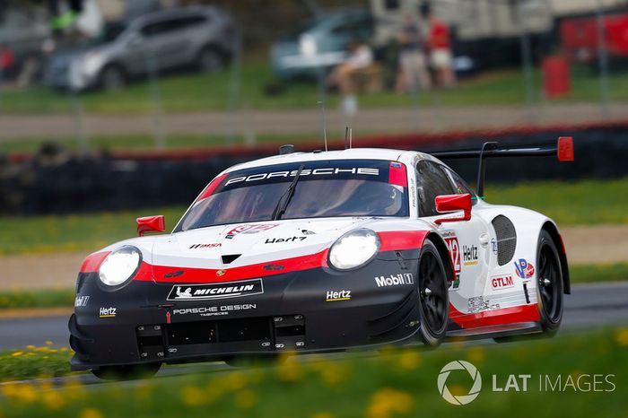 #912 Porsche Team North America Porsche 911 RSR, GTLM: Laurens Vanthoor, Earl Bamber