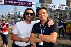 TV Pundit Dario Franchitti, Stefan Johansson