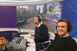 UPC MySports, Herbert Zimmermann, telecronista Formula E, e Fabio Leimer, commentatore Formula E