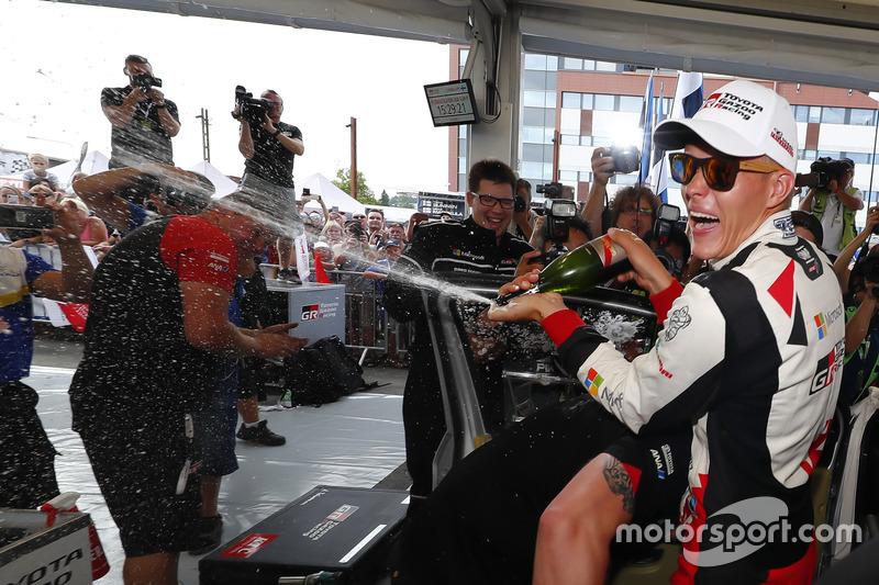 Il vincitore Ott Tanak, Toyota Gazoo Racing