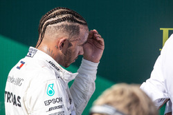 Race winner Lewis Hamilton, Mercedes-AMG F1 celebrates in parc ferme