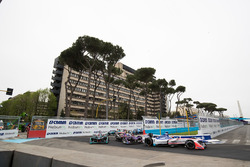 Felix Rosenqvist, Mahindra Racing, Sam Bird, DS Virgin Racing, Mitch Evans, Jaguar Racing
