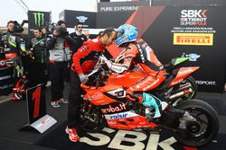 Marco Melandri, Aruba.it Racing-Ducati SBK Team se lleva la pole