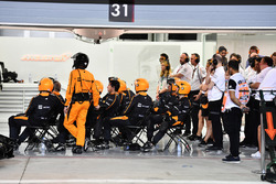 McLaren garage