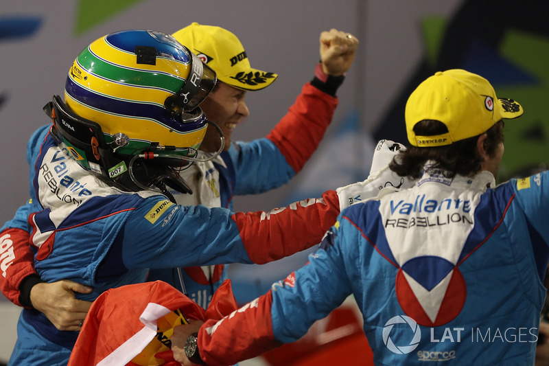 LMP2 ganador #31 Vaillante Rebellion ORECA 07-Gibson: Julien Canal, Nicolas Prost, Bruno Senna