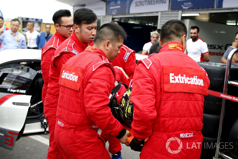 Práctica de extracción con Renger van der Zande, Honda Motor, Honda NSX GT3