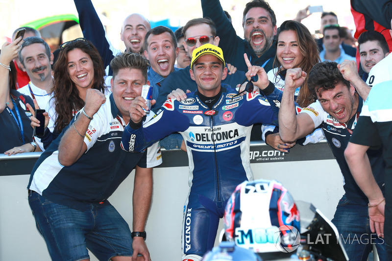 Race winner Jorge Martin, Del Conca Gresini Racing Moto3