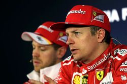 Kimi Raikkonen, Ferrari in the Press Conference